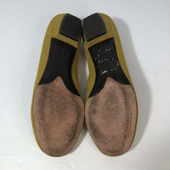 EUC Imagine By Vince Camuto Mustard Floral Loafer Size 7B - Picture 8 of 8